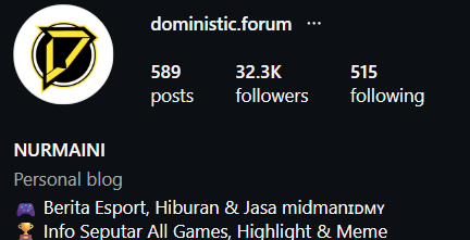 Photo Profile @doministic.forum